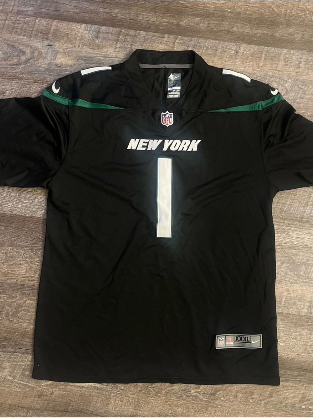 New York Jets Ahmad Sauce Gardner Jersey Nike Men’s 3XL Black Green NFL Stitched - Picture 4 of 8